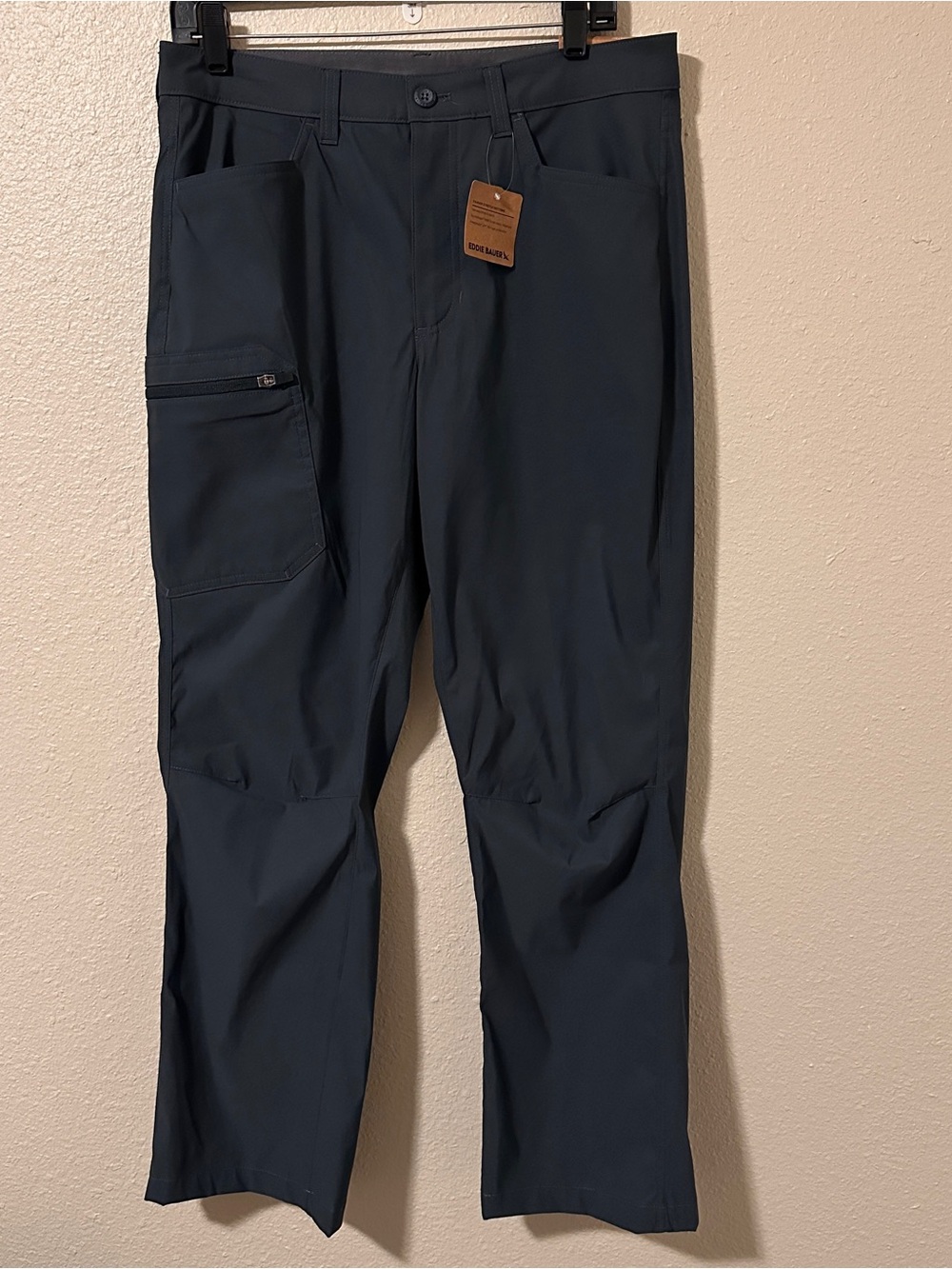 Eddie Bauer Mountain Rainier Pant NWT Men's 32x30 Storm Gray Classic Fit Hiking